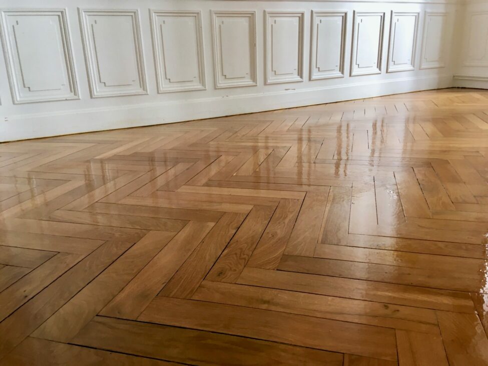 rénovation de parquet chêne massif bâtons rompus