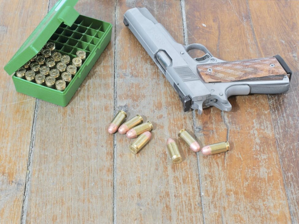 chasse aux bestioles avec mon Colt Goldcup 45 acp
